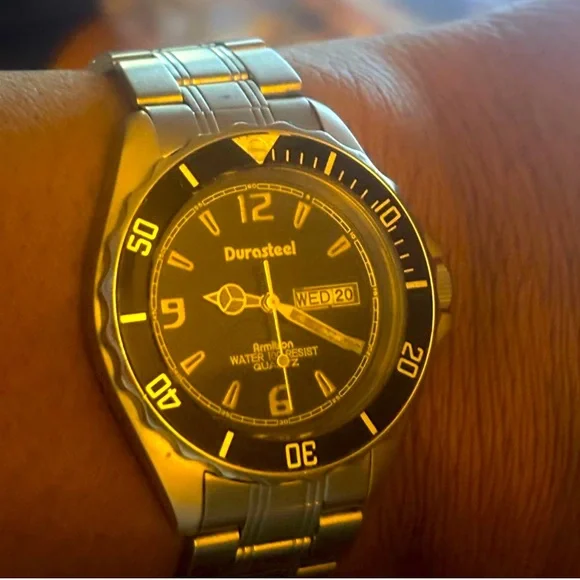 Armitron Silver and Black Men's Watch - Picture 5 of 5